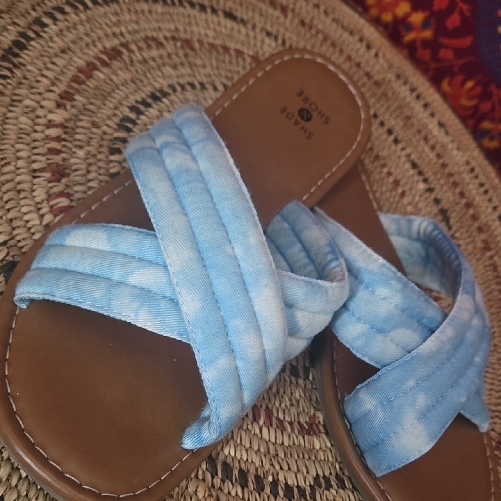 Shade & Shore Women's Blue Sandals